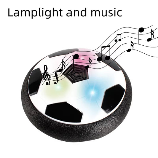 Soccer Kids Toy USB Rechargeable Hover Ball Colored LED Lights for Kid Gifts Gliding Air Cushion Floating Kids Soccer Game