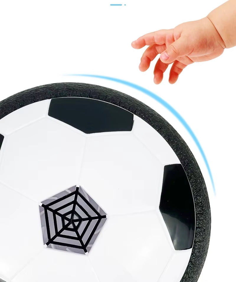 Soccer Kids Toy USB Rechargeable Hover Ball Colored LED Lights for Kid Gifts Gliding Air Cushion Floating Kids Soccer Game