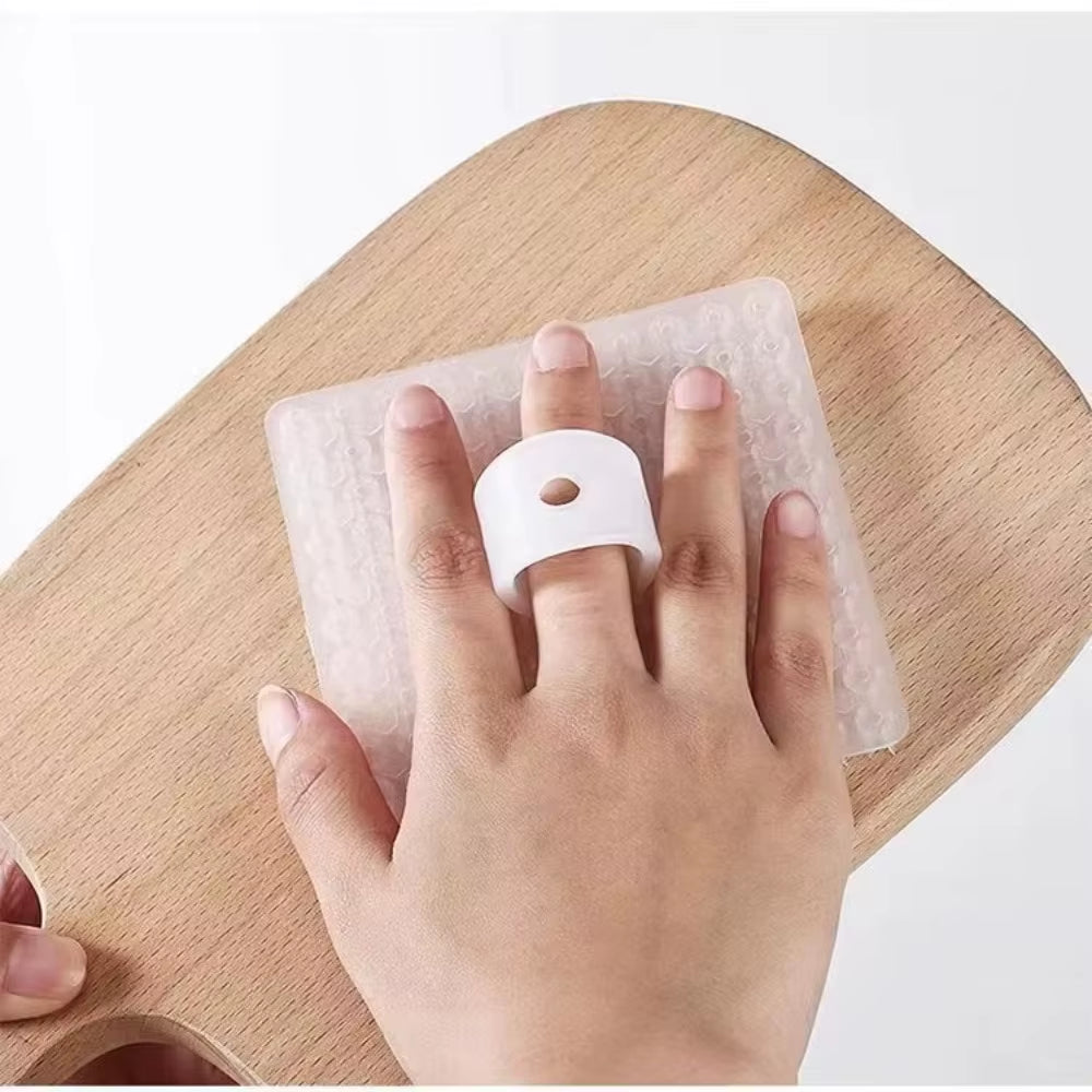 Portable Plastic Vegetable Clean Brush 9Cm Kitchen Gadget Finger-Cot Brush Potato Carrot Dish Scrubber Cleaning Accessories