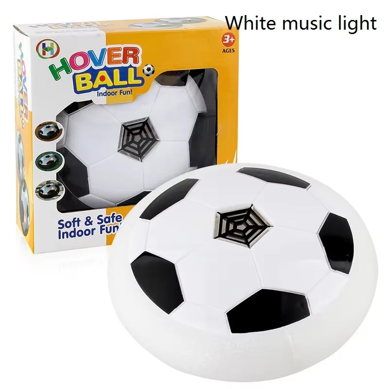 Soccer Kids Toy USB Rechargeable Hover Ball Colored LED Lights for Kid Gifts Gliding Air Cushion Floating Kids Soccer Game