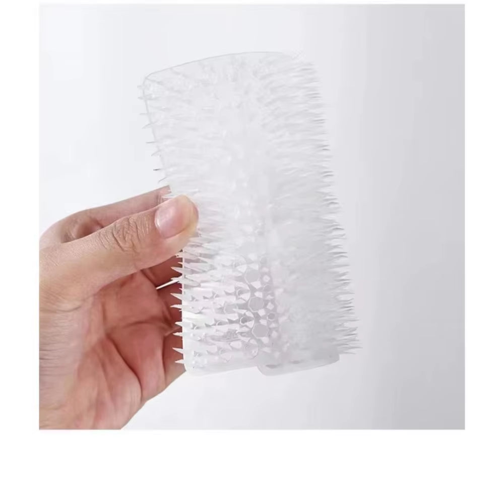Portable Plastic Vegetable Clean Brush 9Cm Kitchen Gadget Finger-Cot Brush Potato Carrot Dish Scrubber Cleaning Accessories