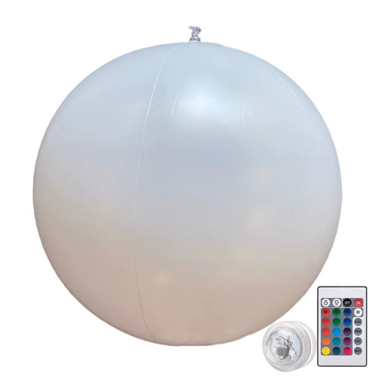 Outdoor LED Garden Ball Remote Control Inflatable Pool LED Balloon 16 Colors Luminous Bouncy Ball Beach Wedding Party Decoration